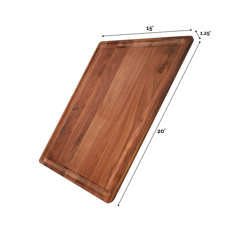Walnut HardWood Cutting Board (Large)20x15x1.25