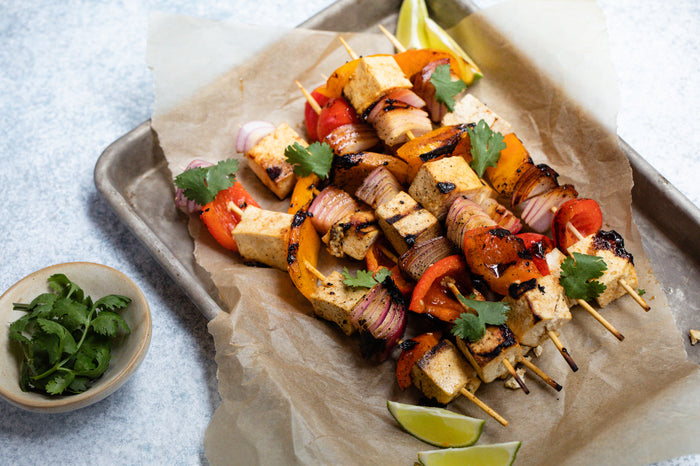 Hawaiian Tofu Kebabs