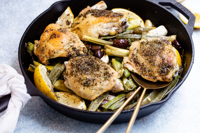 Provençal Chicken with Summer Vegetables