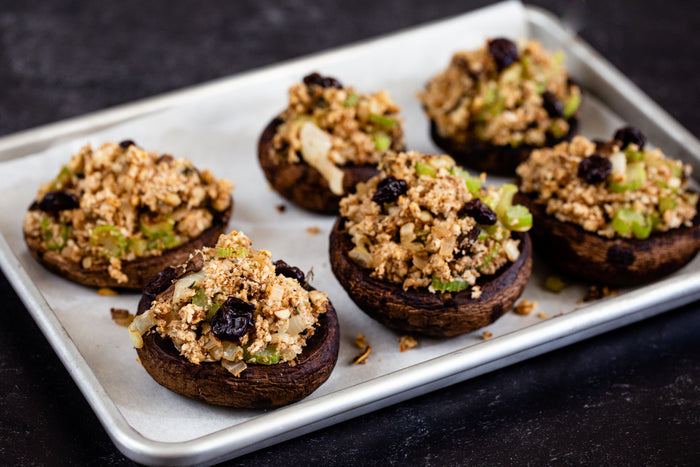 Lebküchen Stuffed Portobello Mushrooms