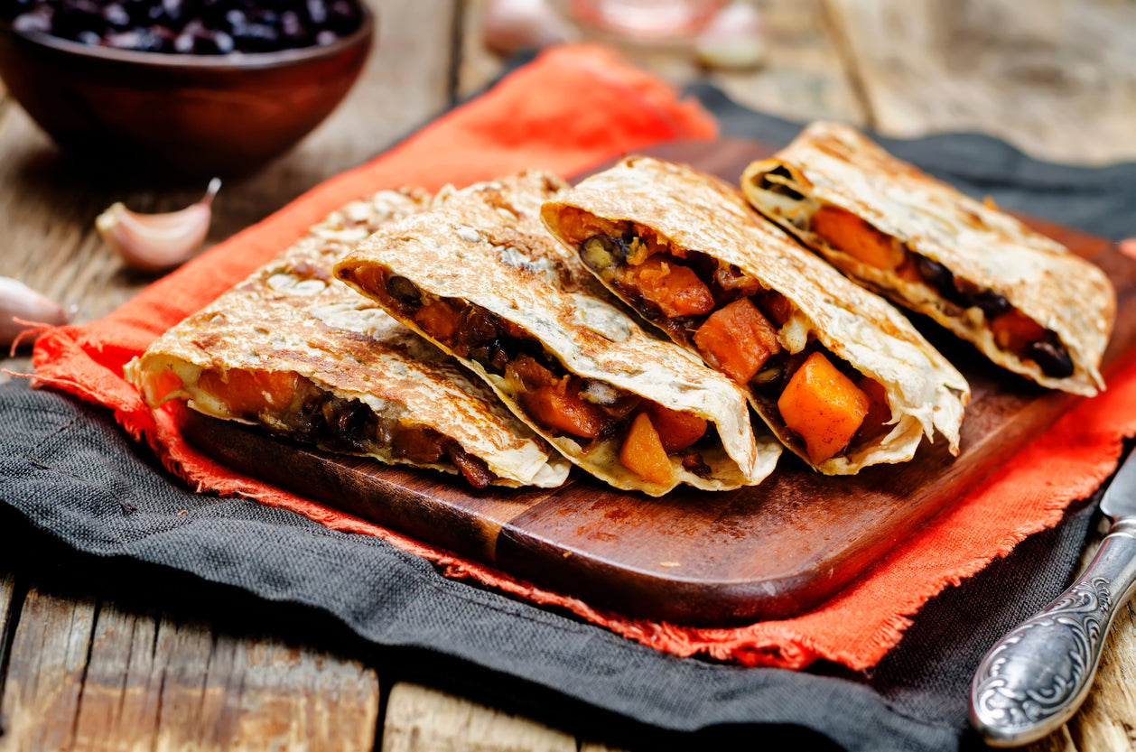 sweet-potato-quesadillas-black-beans