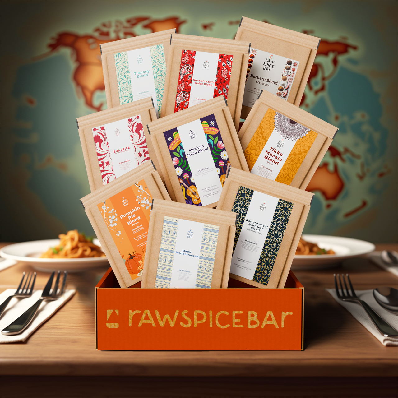 Around the world in 9 Spices!