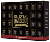 Thumbnail for Ultimate 22-Spice Backyard Barbeque gift set with 22 premium spice jars in black and gold packaging